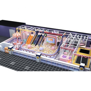 HAPPY BABY 200 Sqm Macaron Kids Children Indoor Playground for Europe - Product Image 1