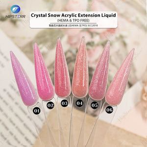 Gel de Extensión de Uñas Acrílico Crystal Snow, Gel UV Profesional, Marca Privada OEM, Gel Constructor con Brillo Nude, Esmalte de Gel para Extensión de Uñas - Product Image 4
