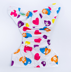 Pañal de Tela Ecológico para Bebé OEM, Suave, a Prueba de Fugas, de Alta Absorción, con Estampado Personalizado, Lavable, Reutilizable para Recién Nacido - Product Image 4