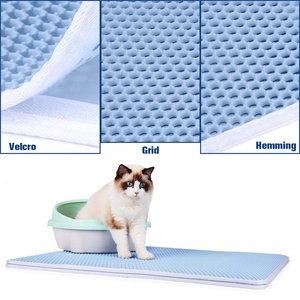 Tapis anti-griffures détachable double couche pour chat, pour bac à litière domestique - Product Image 3
