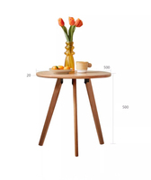 Table basse en bois de chêne massif de style scandinave moderne, durable et économique, meubles de salon