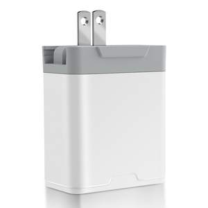 CE ROHS 30 watt QC 3,0 und 5 v <span class=keywords><strong>2</strong></span>.4A <span class=keywords><strong>2</strong></span>-port wand montieren tragbare handy reise batterie ladegerät - Product Image 6