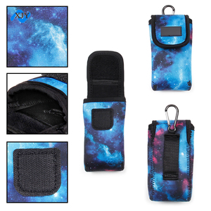 Étui à lunettes en néoprène souple Pochette de protection pour lunettes avec boucle de ceinture renforcée et mousqueton (OEM/ODM disponible)-Étui uniquement - Product Image 5