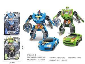 Vente chaude Mini Plastique DIY Robot Voiture Jouet Enfants Déformation Modifiable Robot Voiture Jouet Robots Déformation - Product Image 2