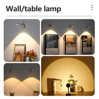 Lampe murale décorative rechargeable de bonne qualité pour escalier, chambre à coucher, chevet et tableau mural