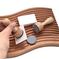 Nouvel ensemble d'outils de nettoyage en plastique pour nail art 2025, tampon et racloir en bois, outil de dégraissage, Zhejiang