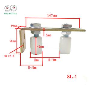 Accessoires de portail suspendu robustes Rong Rolling pour usage extérieur, résistants à la rouille et durables - Product Image 3