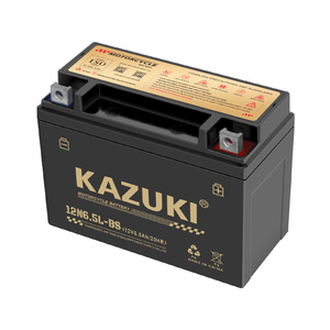 Batería <span class=keywords><strong>KAZUKI</strong></span> YB6.5 SMF de Calidad, Precios CG125, Batería de Gel de Plomo-Ácido para Motocicleta 12V 6.5Ah 4Ah, para Batería de Moto 12N6.5-BS - Product Image 1