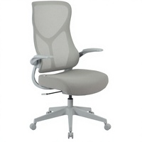 Chaise de bureau ergonomique Henglin Red Goddess pour filles, réglable en hauteur, confortable, non pliable, pour une utilisation prolongée à domicile