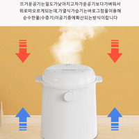 Nouveau produit : Mini humidificateur en acier inoxydable 304 de 3 L avec vapeur chaude et pot intérieur en acier inoxydable