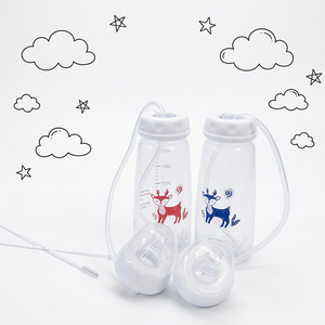 <span class=keywords><strong>Biberon</strong></span> Essentiel pour la Maison 240ml à Col Large avec <span class=keywords><strong>Tétine</strong></span> Débit Moyen 0-12 Mois Impression Personnalisée OEM - Product Image 1