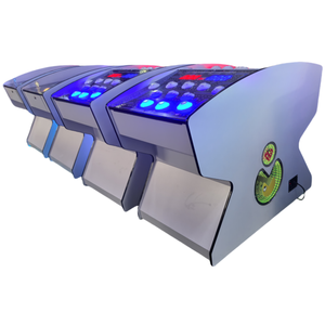 Màu trắng tinh khiết 2 người chơi đậu bắt ánh sáng 5 trò chơi máy trẻ em giải trí tiền xu hoạt động máy Trò chơi Nhỏ - Product Image 3