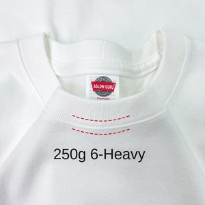 250 जी गर्मी ब्रांड ठोस हेवीवेट सिलेंडर के लिए जापानी गर्दन छोटी आस्तीन टी-शर्ट ढीली एंटी-पिलिंग कस्टम लोगो - Product Image 3