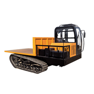 Volquete hidráulico de orugas de 8 toneladas de servicio pesado con motor de marca, ideal para huertos y granjas. - Product Image 4