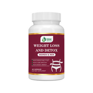 Private Label Weight loss and Detox Capsules with Gynostemma Extract Body Metabolic Helps Curb Appetite Boost Metabolism Capsule - Product Image 1