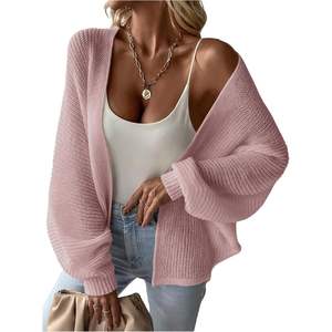 Cárdigan Abierto Personalizado para Mujer, Suéter Ligero de Punto, Chaqueta Oversize, Atuendos Casuales de Primavera para Mujer - Product Image 3