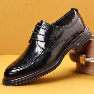 Chaussures de mariage formelles pour hommes en cuir véritable de style <span class=keywords><strong>italien</strong></span> faites à la main de haute qualité été 2025 - Product Image 2