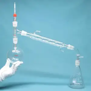 Wholesale Laboratory Apparatus Glassware Short Path Distillation Kit With Heating Mantle Manufacture