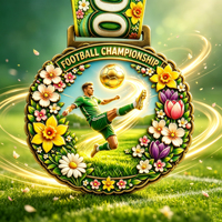 Échantillon Gratuit Médailles Personnalisées d'Usine Médailles Sportives en Métal avec Logo Émaillé Médailles de Récompense 2D 3D Or Argent Football Soccer avec Ruban