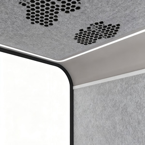 <span class=keywords><strong>Cabine</strong></span> de bureau préfabriquée, <span class=keywords><strong>cabine</strong></span> vocale insonorisée, bureau moderne en aluminium, petites cabines téléphoniques privées, <span class=keywords><strong>cabine</strong></span> de transport à 3 chambres - Product Image 3