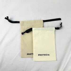 GOTS Certified Customized Recyclable Cotton Jewelry <b>Pouch</b> Gots Certified Cotton <b>Drawstring</b> Bag Small Natural Cotton <b>Pouch</b> - Product Image 1