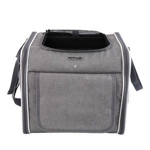 PETFULED köpek bisiklet sepeti su geçirmez high-end köpek bisiklet taşıyıcı örgü Windows ile katlanabilir köpek bisiklet taşıyıcı 12lbs SoftSided sepet - Product Image 1