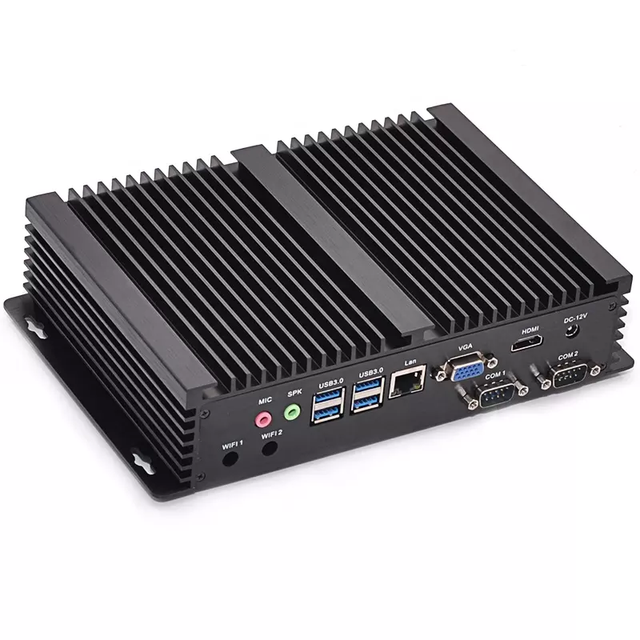 Factory Price I7 10510U Win 11 Linux Mini PC Industrial Fanless All-in-One Panel PC Embedded Case Barebone Computer in Stock