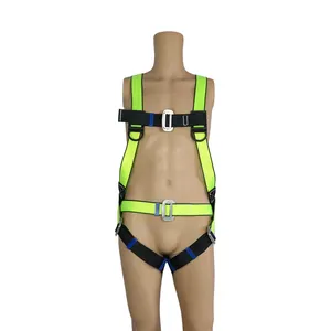 Logo Can Be Customized Rope Fall Arrest Dorsal D-Ring Safety Harness For Construction