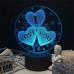 Lampe de table LED 3D Illusion Anime personnalisée en acrylique pour chambre d'enfant, décoration de Noël, vente en gros - Product Image 2