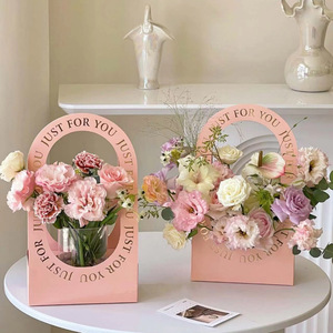 SHJY Porta Bouquet Rettangolare in Carta e Cesti per Fiori - Decorazioni Portatili per Feste di Halloween, Diwali e Capodanno - Product Image 4