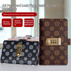 Dompet Buku Catatan A6 dengan Kunci Sandi, Kapasitas Besar, Hadiah Baru 2026, Tempat Penyimpanan Laptop - Product Image 2