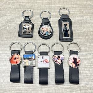 厂家批发定制标志真皮金属钥匙扣促销商务礼品升华 - Product Image 5