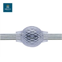 Luces LED RGBW Impermeables IP68, Material de PC Blanco, Alto CRI 90, 50mm, Luces Decorativas para Exteriores, Navidad, Paisaje, Piña, 3 Años de Garantía