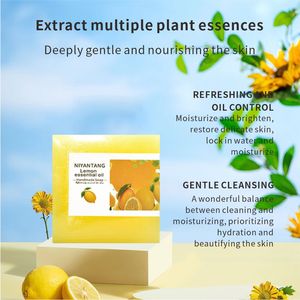 Jasmine <b>Lemon</b> Handmade Plant Essential Oil <b>Soap</b> for Brightening Wholesale Handmade <b>soap</b> care - Product Image 5