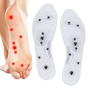 Factory direct free cutting acupuncture magnetic massage shoe insole