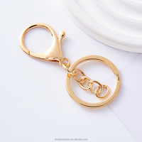 Mousqueton en métal personnalisé avec anneau plat, quincaillerie anti-ternissement sans nickel, vente en gros pour cadeaux promotionnels