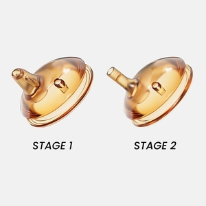 Biberon de lait en silicone à bouche large BabyBetter avec <span class=keywords><strong>tétine</strong></span> anti-flatulence motif animal pour l'allaitement du bébé - Product Image 2