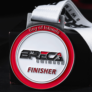 廉价金属锌合金压铸定制海湾岛浮潜奖章 - Product Image 3