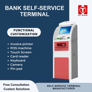 Banca Smart Multi-funzione ATM chiosco per la carta per il deposito in contanti prelevare il trasferimento con funzione di cambio valuta - Product Image 2