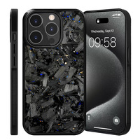 Coque de téléphone en PC rigide ultra-fine de haute qualité et très vendue, design en fibre de carbone magnétique de luxe pour la série iPhone