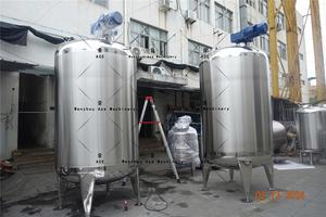 ถังผสมสแตนเลสชั้นเดียวพร้อมแจ็กเก็ตให้ความร้อนด้วยไอน้ำและเครื่องกวน - Product Image 3