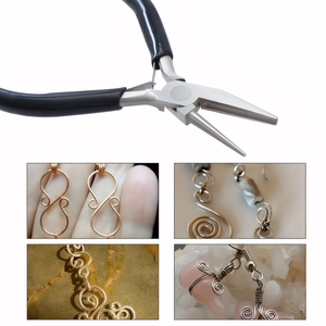 <span class=keywords><strong>Pince</strong></span> à bijoux semi-creuse semi-ronde <span class=keywords><strong>pour</strong></span> la fabrication <span class=keywords><strong>de</strong></span> bijoux DIY, matériaux <span class=keywords><strong>pour</strong></span> bracelets et colliers - Product Image 5