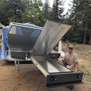 HERUI HR-UT Hot Selling Truck Chassis Bears Weight with Aluminium <b>Canopy</b> Storage Drawers Pullout Under Truck <b>Bed</b> - Product Image 1
