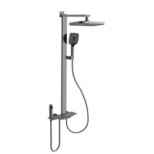 Cabezal de Ducha Manual de Alta Presión con 5 Modos de Rociado y Manguera de Acero Inoxidable para Agua Dura - Product Image 2