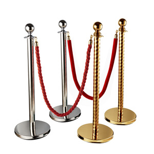 Stainless Steel Retractable Belt Railings 2M Queue Posts With Sign <b>Holder</b> For Crowd <b>Control</b> And Event Guidance - Product Image 3