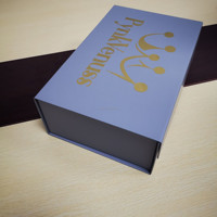 Cajas de Embalaje de Cartón Plegables para Regalo, Coloridas, Reutilizables, de 2 mm, Hechas con Materiales Reciclados de Lujo, MOQ Bajo, Diseño Personalizado