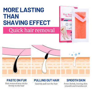 Tiras de <span class=keywords><strong>cera</strong></span> perfumada de aloe de 100g al por mayor para depilación facial dirigida a brazos piernas axilas <span class=keywords><strong>cejas</strong></span> bikini estilos brasileños - Product Image 2