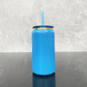 Canettes de Noël en acier inoxydable à double paroi, plaquées or, 16 oz, avec revêtement en poudre, pour sodas et bières - Product Image 4