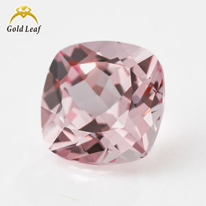 โรงงานผลิตอัญมณีโกลด์ลีฟ ราคาโรงงาน ไพลินสังเคราะห์ทรงคุชชั่น สีชมพู แดง เหลือง ขนาด 4 มม.-10 มม. - Product Image 2