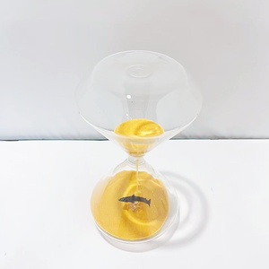 Hiện đại handmade xoay cá dát vàng cát Borosilicate thủy tinh đồng hồ cát-trang trí nội thất & món quà cưới - Product Image 6